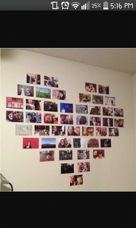 #Tumbler Photo Headboard, Heart Shaped Photo Collage, Photo Collage Diy, Heart Photo Collage, Collage Foto, Collage Diy, Diy Decorating, Vintage Keys, Photo Heart