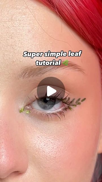 Glisten Cosmetics™ on Instagram: "Super Simple Leaf Tutorial 🌿

@roni4444ka is back again with another clever hack for creating a pretty leaf effect using our F3 brush - perfect for a super quick and easy look!

🛍 Chameleon Wet Liner | F3 Brush

#leaf #leafy #linerhack #eyelinerhack #eyeliner #green #greenmakeup #eyeliner101 #graphicliner #shopnow #graphiceyeliner #eyelinertips #eyelineronpoint #mua #makeupartist #editorialmakeup" Glisten Cosmetics, Funky Makeup, Green Eyeliner, Graphic Makeup, Pretty Leaf, Graphic Eyeliner, Simple Leaf, Face Makeup Tips, Eye Liner Tricks