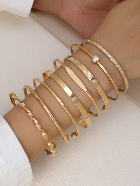 Gold bracelet simple