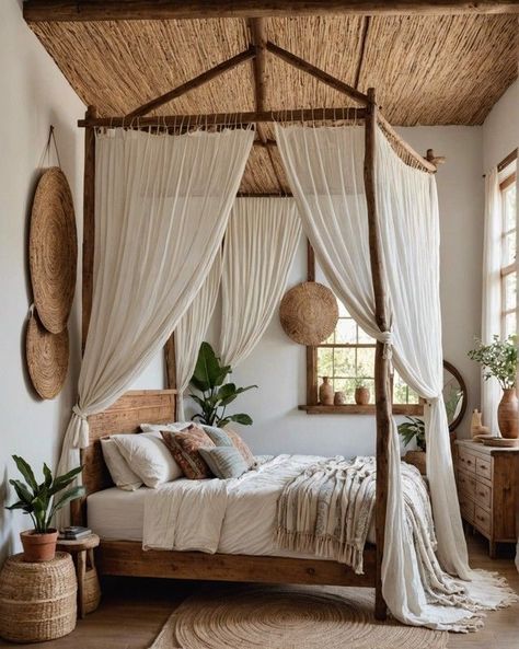 Bedroom Style Ideas Bohemian, Boho Bedroom Layout, Luxury Boho Bedroom, Modern Boho Bedroom Ideas, Boho Vintage Decor, Thick Blankets, Rugs Fluffy, Stilt House, Bedroom Eclectic