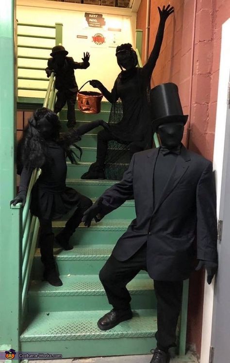 Shadow People Costume - 2019 Halloween Costume Contest Us Halloween Costume, Shadow Costume, Twin Halloween, Horror Halloween Costumes, Shadow People, Easy Halloween Party, Etsy Halloween, Costume Works, Costumes Diy