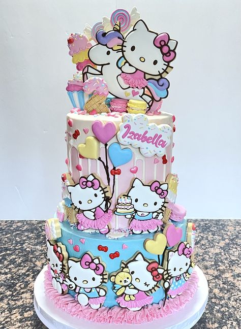 Hello Kitty Cakes Birthday, Hello Kitty And Friends Birthday Cake, Hello Kitty Cake Design Birthday, Sanrio Cake Birthday, Hello Kitty And Friends Cake, Hello Kitty Cake Birthday, Hello Kitty Theme Cake, Hello Kitty Cake Ideas, Birthday Cake Hello Kitty