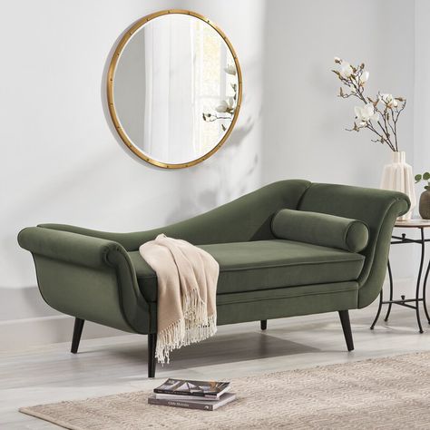 Chaise Lounge Living Room, Velvet Chaise Lounge, Upholstered Chaise Lounge, Upholstered Chaise, Chaise Lounges, Christopher Knight, Noble House, Christopher Knight Home, Lounge Sofa