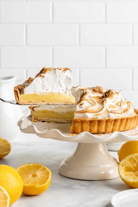 Merengue Topping For Pie, Thermomix Lemon Meringue Pie, Lemon Pie With Meringue, The Best Lemon Meringue Pie, Meringue Lemon Pie, Tart With Meringue, Lemon Merang Pie Recipe, Meringue For Lemon Pie, Lemon Curd Pastry