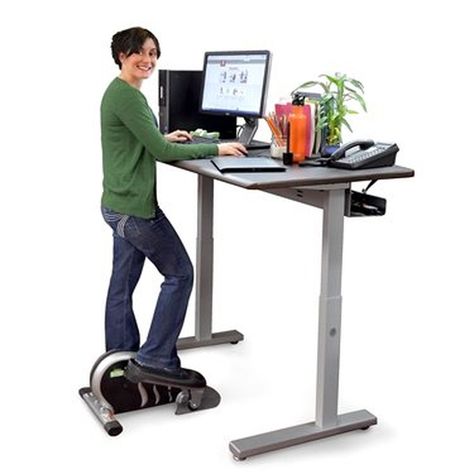 10 Accessories Every Standing Desk Owner Should Have Standing Desk Accessories, Standing Desk Chair, Best Standing Desk, Office Decor Professional, Work Stations, Small Home Offices, Ergonomic Desk, Comfortable Office, Stand Up Desk