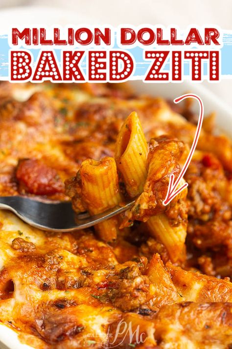 Million Dollar Baked Ziti Million Dollar Baked Ziti By 12 Tomatoes, Italian Recipes To Feed A Crowd, Birthday Party Foods For A Crowd, Baked Mostaccioli For A Crowd, Italian Meals For A Crowd Parties, Millionaire Pasta Bake, Pasta For Large Crowd, Easy Italian Food For A Crowd, Italian Dish For A Crowd