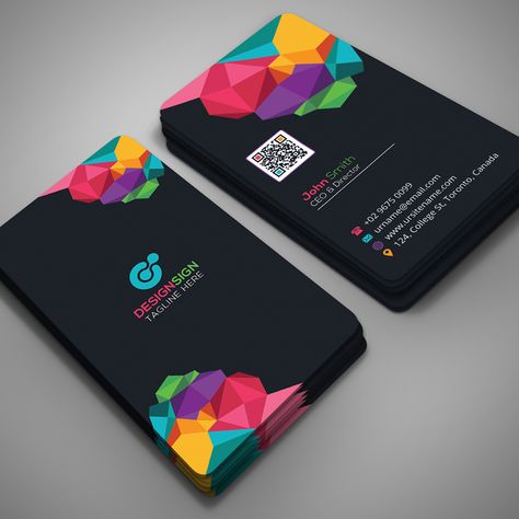 Top Business Card Designs, Personal Visiting Card Design, New Business Card Design, Visiting Card Ideas Business, Vertical Business Card Design Creative, Graphic Design Visiting Card, Business Cards For Graphic Designers, Graphic Design Business Card Ideas, Personal Cards Design Ideas