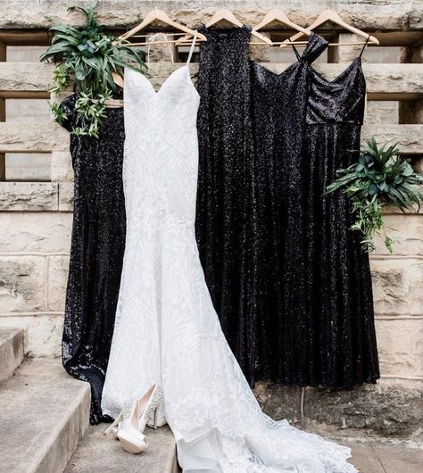 Classy Bridesmaid Dresses, Sparkly Bridesmaids, Sparkly Bridesmaid Dress, December Wedding Dresses, African Bridesmaid Dresses, Sheath Wedding Gown, New Years Wedding, Black Bridesmaid, Nye Wedding