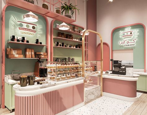 Cake Shop Interior, Cookies Shop, Cake Shop Design, Patisserie Design, Bakery Shop Design, Bakery Interior, Bakery Design Interior, Bakery Decor, Coffee Shop Interior Design