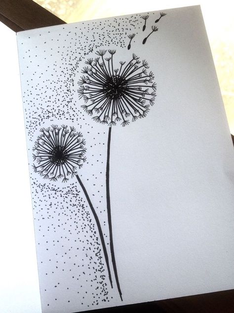 Stylo Art, Couple Drawing, A Dandelion, Art Drawings Sketches Pencil, Kraf Diy, Ink Drawings, Arte Sketchbook, Pencil Art Drawings, Art Drawings Sketches Creative