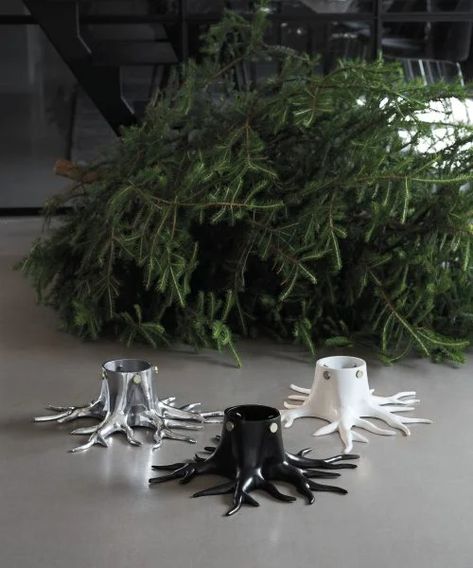 Christmas Tree Stands & Candle Holders - Garden Glory - Order Online - Free Shipping Christmas Tree Holder, Think Different, Industrial Product, Black Garden, Luxury Garden, Black Christmas Trees, Christmas Tree Stand, Artificial Trees, Tree Roots