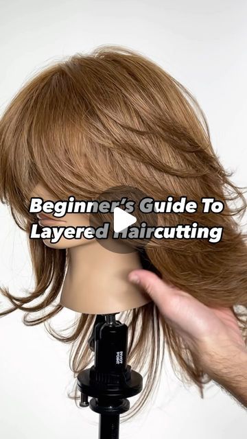 Layers On Hair Mid Length, How To Layer Your Own Hair Step By Step, Medium Length Layered Haircut With Bangs, Step With Layer Haircut, Diy Layered Haircut Tutorial At Home, Cut Layers In Hair Diy, How To Give Yourself Layers, Layered Hair Tutorial, How To Layer Your Own Hair