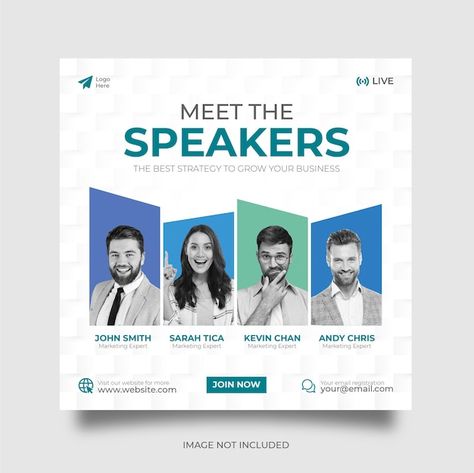 Webinar Instagram Post, Webinar Ad Design, Webinar Banner Design, Guest Poster Design, Business Design Ideas, Webinar Poster Design, Webinar Ideas, Webinar Social Media Post, Webinar Banner