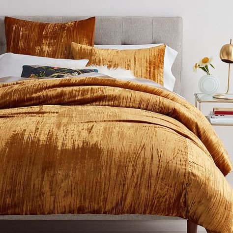 Mustard Bedding, Velvet Duvet Cover, Pillow Shames, Velvet Bedding, Boho Duvet Cover, Boho Duvet, Velvet Bedding Sets, Velvet Duvet, Bedding Sets Online