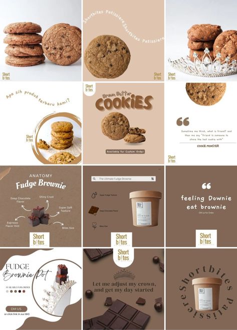 Cookie Social Media Post, Instagram Cookie Posts, Cookie Instagram Feed, Cookies Instagram Feed, Cookie Menu Design, Bakery Instagram Feed Ideas, Bakery Marketing, Cookie Branding, Cookie Photography