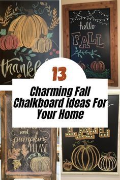 Get ready to cozy up your space with these creative and easy DIY chalkboard ideas for fall! From festive autumn quotes to fun chalk art, these ideas will help you bring a warm and rustic touch to your home decor. Perfect for your entryway, kitchen, or living room! Whether you're a seasoned crafter or just looking for quick decor inspiration, you'll love these charming designs. 🍁 #FallDecor #DIYChalkboard #AutumnDecor #RusticHome #FallIdeas #ChalkArt #HomeDecorInspiration Fall Festival Sign Ideas, Chalkboard In Living Room, Thanksgiving Chalk Wall Ideas, Fall Pumpkin Chalkboard Art, Dining Room Chalkboard Ideas, Thanksgiving Wall Decorations Ideas, Fall Halloween Chalkboard Art, Fall Kitchen Chalkboard Ideas, Rustic Fall Signs