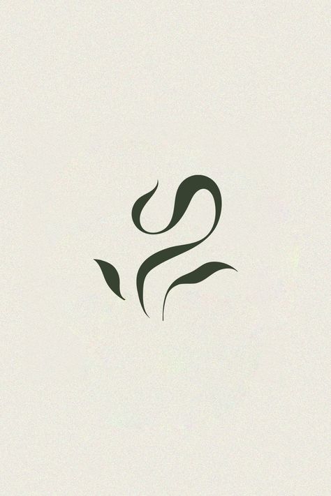 Serenity Logo Design, Holistic Symbols, Esthetic Logo, Soul Logo Design, Holistic Logo Design, Serenity Symbol, Zen Symbols, Serenity Logo, Botanical Branding