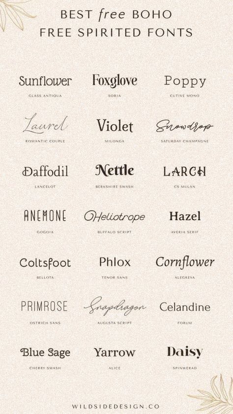 Fonts Design Top Free Canva Fonts, Canva Label Design, Fancy Canva Fonts, Elegant Free Fonts, Feminine Fonts Canva, Cute Canva Fonts Free, Canva Notes Ideas, Southern Fonts, Coquette Fonts Canva