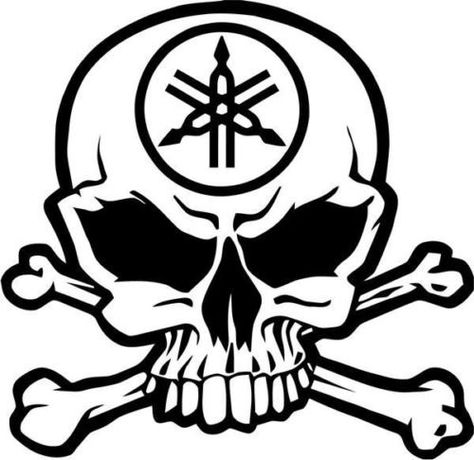 Skull Pics, Cars Coloring, Scary Skull, Nail Art Halloween, Skull Stencil, Skull Decal, Tattoo Zeichnungen, Cross Bones, Skull Drawing