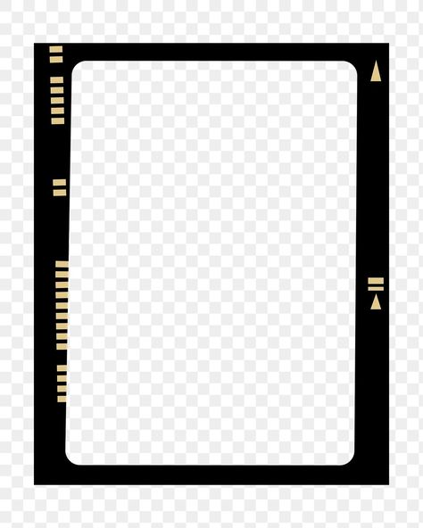 Film Frame Png, Vintage Style Photography, Photo Border, Film Frame, Black Film, Editing Resources, Copy Editing, Polaroid Frame, Png Vintage