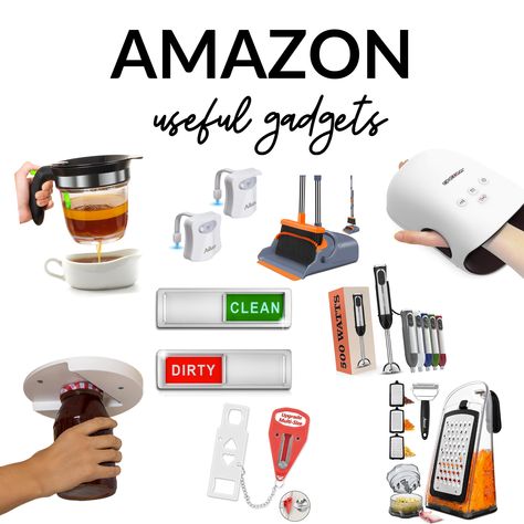 Cool & Useful home gadgets you didn't know oyu needed until now! Get them on my amazon storefront. cool gadgets I useful gadgets I kitchen gadgets #commissionearned #amazoninfluencer Gadgets You Didnt Know You Needed, Amazon Gadgets 2024, Cool Gadgets For Women, Amazon Tech Gadgets, Amazon Gadgets You Need, Weird Amazon Finds, Cool Amazon Gadgets, Best Gadgets On Amazon, Fun Kitchen Gadgets