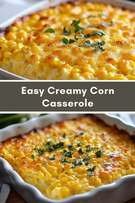 Thanksgiving Side Casseroles, Carrot Horseradish Casserole, Cheesy Corn Pasta Casserole, Corn Casserole Green Chile, Corn Side For Thanksgiving, Creamy Corn Casserole Delight, Cracked Corn Casserole, Casserole Side Recipes, Corn Squash Recipes