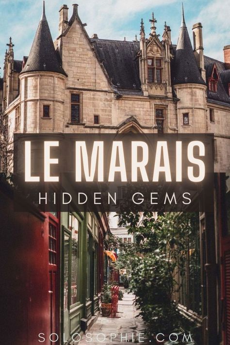 Unusual things to do in Le Marais/ 4th arrondissement of Paris Hidden Gems & Secret Spots in Le Marais France Marais District Paris, Paris La Marais, Hidden Gems In Paris, Paris Hidden Gems, Paris Trip Planning, Paris 2023, Marais Paris, France Trip, Paris Travel Tips