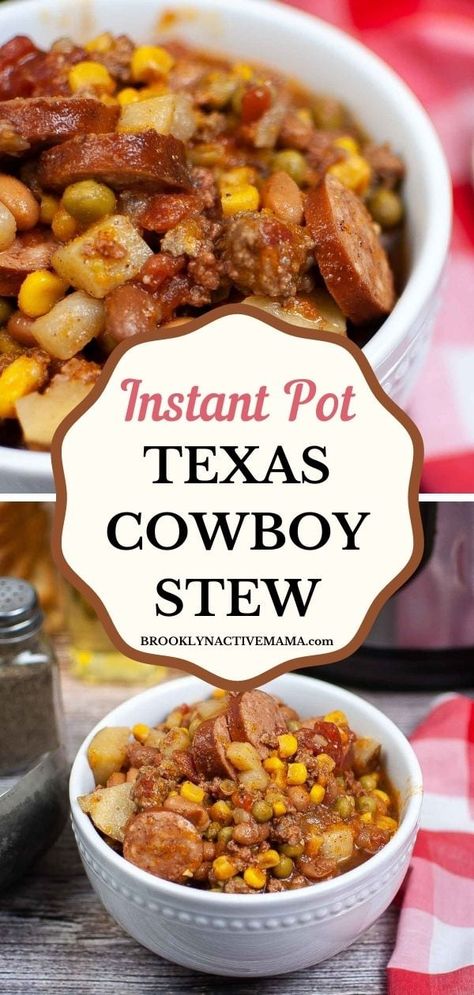 Recipe With Stew Meat Instant Pot, Instant Pot Recipes Cold Weather, Crock Pot Instant Pot Recipes, Instant Pot Meat And Veggies, Simple Cheap Instant Pot Recipes, Elk Stew Recipes Instant Pot, Texas Crockpot Recipes, Fall Stew Instant Pot, Sausage Recipes For Dinner Instant Pot