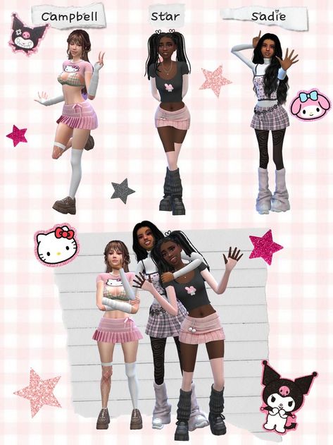 Sanrio House, Sanrio Clothes, Sims 4 Nails, The Sims 4 Pc, Sims 4 Cc Shoes, The Sims 4 Packs, Sims 4 Game Mods, Sims 4 Cc Skin, Sims 4 Expansions