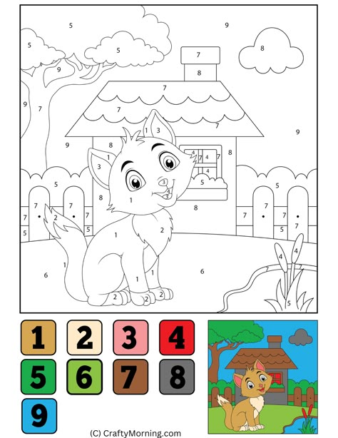 Coloring Numbers Free Printable, Coloring By Numbers For Kids, Color By Number Printable Free Preschool, Color By Numbers Free Printable, Number Coloring Pages Free Printable, Coloring Book Art Free Printable, Coloring Book Pages Printables, Draw By Numbers, Color By Number Printable Free