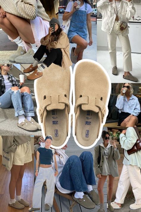 Top quality luxury replicas!🤙 Follow the link  ✈️ global distribution! Clog Outfit Summer, Outfits With Clogs, Boston Clogs Outfit, Clog Outfits, Birkenstock Clogs Outfit, Birkenstock Boston Outfit, Clog Outfit, Birkenstock Boston Clogs, Boston Outfits