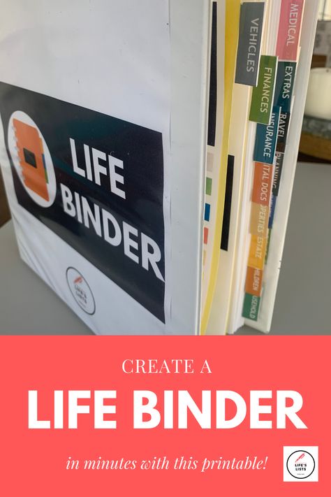 Household Binder, Organisation, Track Finances, Life Organization Binder, Family Emergency Binder, Home Organization Binders, Kids Chores, Estate Planning Checklist, Emergency Binder