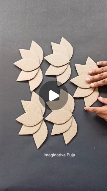 Foam Board Crafts, Paper Lotus, Paper Mobile, Diwali Decorations At Home, Bird Mobile, Flower Wall Hanging, Darshan Raval, Diwali Diy, Paper Craft Diy Projects