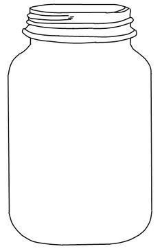 Finally found it! Free Mason jar Template                                                                                                                                                                                 More Mason Jar Printables, Kraf Kertas, Vintage Clip Art, Bug Crafts, Mason Jar Flowers, Bug Art, Pola Sulam, Passion Project, Mason Jar Crafts