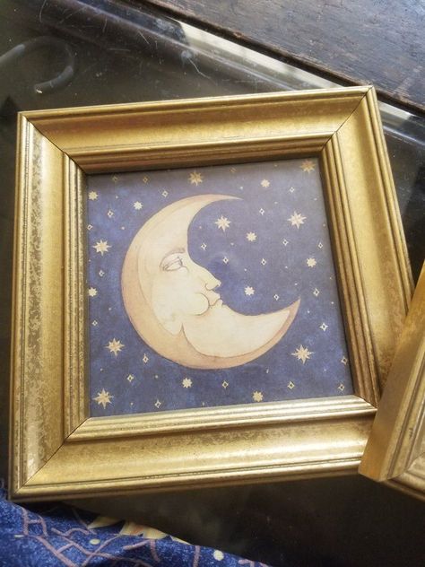 90s Moon And Stars, Celestial Room Decor Diy, Star And Moon Bedroom, Moon Themed Bedroom, Celestial Bedroom Aesthetic, 90s Celestial, Thrift Manifest, Celestial Room, Whimsical Theme