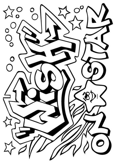 Coloring Page Coloring pages #coloringpages Coloring page #coloringpage Adult Coloring pages #adultcoloringpages Coloring pages adult #coloringpagesadult Coloring books #coloringbooks 1.566 Graffiti Art Coloring Pages, Y2k Coloring Pages Aesthetic, Graffiti Coloring Pages, Y2k Coloring Pages, Graffiti Coloring, Activity Binder, Coloring Pages For Teenagers, Coloring Pages Nature, Monster Truck Coloring Pages