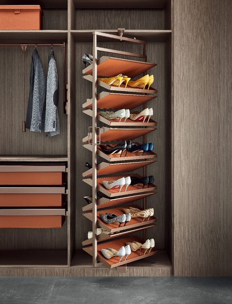 360° Rotatable Multi-layer Shoes Rack – the ultimate solution to keeping your footwear organized, accessible, and adding a touch of efficiency to your daily routine. This innovative shoe rack is designed with convenience and style in mind, making it a must-have for any home. Shoe Storage Wardrobe, Shoe Rack Cabinet Design, Wardrobe Shoe Rack, Shoe Storage Design, Shoe Cabinet Design, Rotating Shoe Rack, Watch And Jewelry, Elegant Wardrobe, Dressing Room Closet