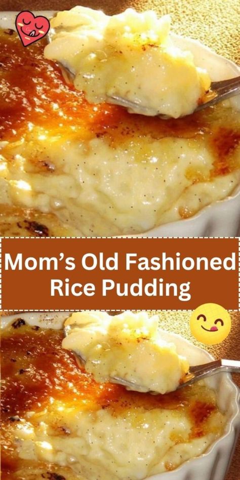 4 Best Rice Pudding Recipe, Rice Pudding Recipe Easy, Homemade Rice Pudding, Pudding Recipes Homemade, Old Fashioned Rice Pudding, Baked Rice Pudding, Rice Pudding Recipes, Rice Pudding Recipe, Minute Rice