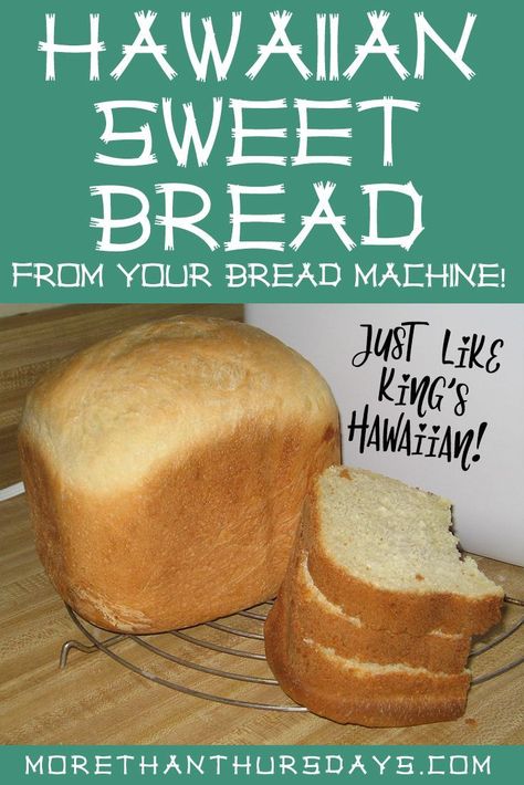 Bread Maker Donut Dough, 1.5lb Bread Machine Recipes, Fall Bread Machine Recipes, Kbs Bread Machine Recipes, Bread Recipe For Bread Machine, Recipe For Bread Machine, Bread Machine Recipes Healthy, Bread Machine Recipes Sweet, Hawaiian Sweet Breads