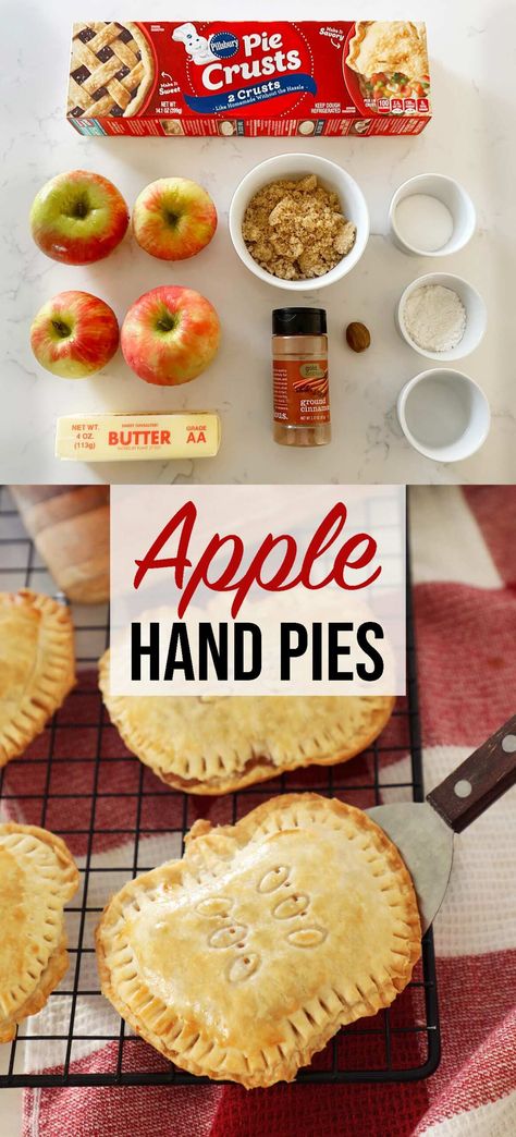 These apple hand pies taste just like a classic apple pie but are a portable & delicious dessert. Apple, cinnamon, sugar and nutmeg creates the perfect seasonal treat! Dessert Apple, Cherry Hand Pies, Strawberry Ice Cream Recipe, Dessert Pie Recipes, Hand Pie Recipes, Apple Hand Pies, Classic Apple Pie, Mini Apple Pies, Hand Pie