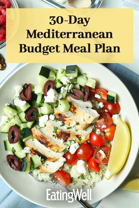 Mediterranean Recipes Healthy, Mediterranean Diet Recipes Dinners, Mediterranean Diet Meal Plan, Easy Mediterranean Diet Recipes, Budget Meal Planning, Best Fat Burning Foods, Low Carb Diets, Best Diet Plan, Diet Food List