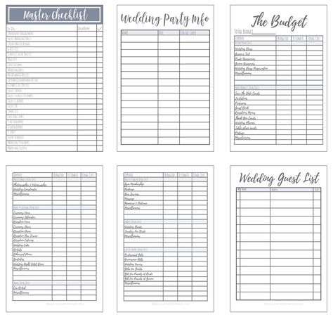 Wedding Planner Binder Printables Wedding Planner Printables Binder, Wedding Binder Organization Printables, Simple Wedding Planner Printables, Diy Wedding Binder Printables Free, Wedding Planning Sheets, Wedding Planning List Free Printable, Wedding Planning Templates Free, Wedding Planning Checklist Printable Free, Wedding Planning Binder Printables Free