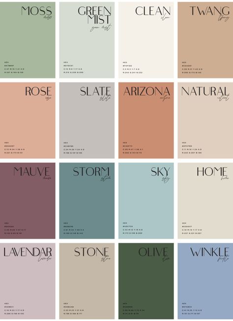 2024 COLORS Trending Color Palletes 2023, Shabby Chic Palette, Color Palette With Taupe, Color Pallets Cool Tones, Work Color Palette, Minimalism Colour Palette, Vintage Neutral Color Palette, Popular Colour Palettes, Neutral Season Color Palette