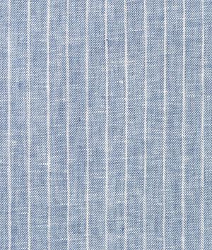 Coastal Fabric, Layered Curtains, Chambray Fabric, Natural Linen Fabric, Fabric Textures, Striped Fabric, Curtain Decor, Fabric Texture, Home Decor Fabric