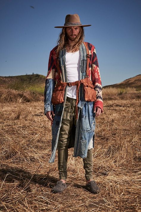 Long Haircuts For Men, Jean Top Outfits, Boho Men Style, Music Photoshoot, Cowboy Fashion, Hippie Men, Bohemian Style Men, Modern Cowboy, Guy Haircuts Long