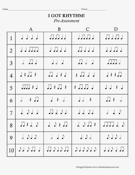 Check out this AWESOME rhythm resource for your music, band or orchestra class! Student Learning Objectives, Rhythm Worksheets, Orchestra Classroom, Music Assessments, Music Math, Rhythm Activities, Music Theory Worksheets, Elementary Music Lessons, Elementary Music Education