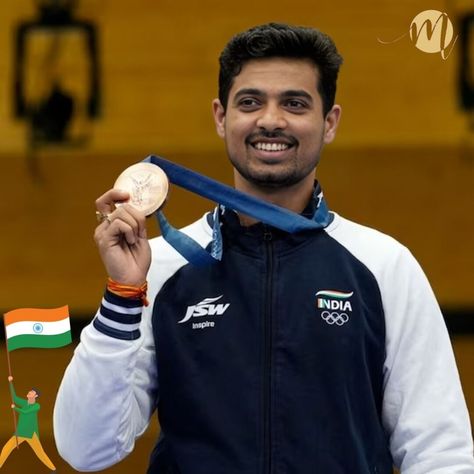 🏅🎉 Congratulations Swapnil Kusale! 🎉🏅
🎯🥉 Bravo, Swapnil Kusale! 🥉🎯

Mano Amiga Integrated Services Pvt Ltd congratulates Indian shooter Swapnil Kusale on winning the bronze medal in the men's 50m rifle 3 positions final at the Paris 2024 Olympics!🏅
Your dedication, precision, and hard work have brought pride to our nation. Your achievement inspires us all to aim high and stay focused. 🎯
#SwapnilKusale #BronzeMedal #Paris2024 #Olympics #IndianPride #ManoAmiga #Inspiration #ShootingChamp Paris Olympics 2024, Olympics 2024, 2024 Olympics, India Inspired, Paris Olympics, Olympic Medals, Sports Figures, The Next Big Thing, Workout Regimen