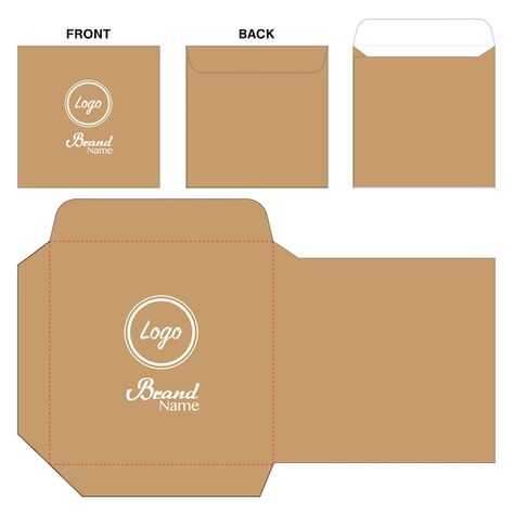 How To Make Paper Packaging, Pochette Diy, Packaging Die Cut, Packaging Template Design, Background Frame, Restaurant Flyer, Packaging Template, Vintage Logo Design, Sale Banner