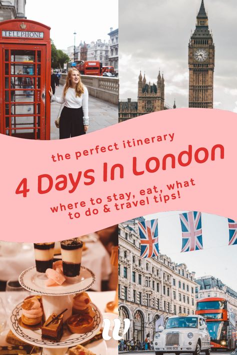 London Trip Planning, 4 Days In London, London England Travel, London Itinerary, London Vacation, Travel Guide London, London Baby, Perfect Itinerary, Things To Do In London