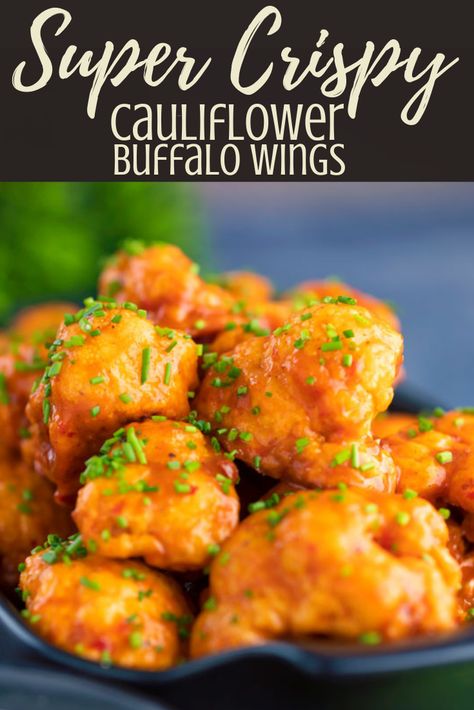 Air fryer buffalo cauliflower wings